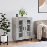 Sideboard Concrete Grey 69.5x34x90 cm Engineered Wood 827808