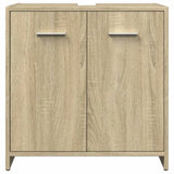 3 Piece Bathroom Furniture Set Sonoma Oak Engineered Wood 3324971