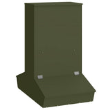 Pig Feeder Olive Green 82 x 51 x 91.5 cm Cold-Rolled Steel 874643