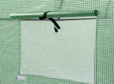 Greenhouse with Zippered Door 200x80x170 cm 46916