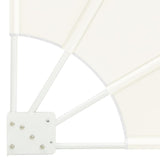 Balcony Privacy Screen 160 x 160 cm Polyester Cream 42000945