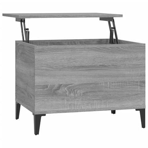 ZNTS Coffee Table Grey Sonoma 60x44.5x45 cm Engineered Wood 819578