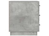 Bedside Cabinet Concrete Grey 43 x 41 x 63.5 cm Engineered Wood 895248
