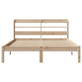 Bed Frame without Mattress 120x200 cm Solid Wood Pine 3306539