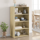 Highboard Sonoma Oak 70x41x124 cm Engineered Wood 846406