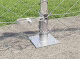 Welded Wire Fence with Concrete Base 10 x 0.4 m 3351290
