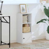 Bookcase White 31x24x77 cm Engineered Wood 860328