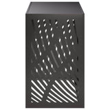 Air Conditioner Cover Black 110 x 50 x 80 cm Steel 8014108