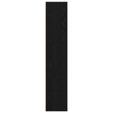 Freestanding Bookshelf Black Oak 80 x 30 x 152 cm 8003718