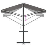 Free Standing Awning Grey 5 x 3 m Polyester 42033633