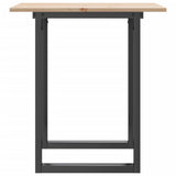 Dining Table O-Frame 60x60x75 cm Solid Wood Pine and Steel 3282670