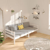 Day Bed without Mattress White 80x200cm Solid Wood Pine 814680