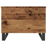 ZNTS Coffee Table Old Wood 60x44.5x45 cm Engineered Wood 857440