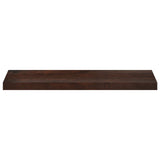 Stair Treads 16 pcs 80 x 25 x 2 cm Dark Brown Solid Beech Wood 3446449