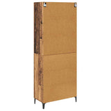 Highboard Old Wood 69.5 x 34 x 180 cm Engineered Wood 3415668