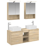 Bathroom Furniture Set 5 pcs Sonoma Oak 3406761