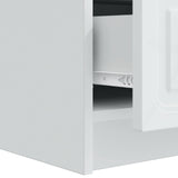 TV Cabinet with Drawer White 147 x 34.5 x 27 cm Engineered Wood 895855