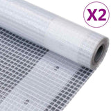 Leno Tarpaulins 2 pcs 260 g/m 2x15 m White 3082816
