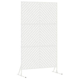 Privacy Screen White 100 x 50 x 180 cm Steel 868543
