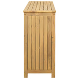 Garden Console Table with Storage Light Acacia 110 x 35 x 75 cm 42026801