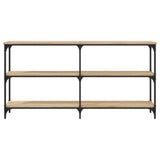 Console Table Sonoma Oak 150x29x75 cm Engineered Wood 834106