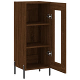 Sideboard Brown Oak 34.5x34x90 cm Engineered Wood 828811