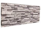 Wall Panels 10 pcs 100 x 50 cm Dark Grey and Light Grey 42046641
