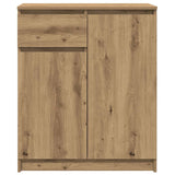 Sideboard with Drawer Artisan Oak 71x35x84 cm Engineered Wood 861597