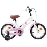 Kids Bike 16 Inches for 4-6 Years Old White 42009659