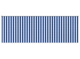 Outdoor Roller Blind 90% UV Block Blue and White Stripe HDPE 42035971