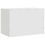 TV Cabinet White 67x39x44 cm Steel 841749