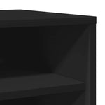 Shoe Cabinets 2 pcs Black 31.5x35x70 cm Engineered Wood 808984