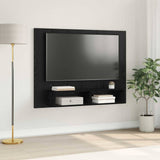 TV Cabinet Set Black Oak 120 x 23.5 x 90 cm Engineered Wood 875187