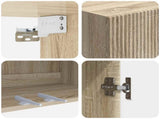 Wall-Mounted Cabinet Sonoma Oak 59 x 31 x 60 cm Engineered Wood 898407