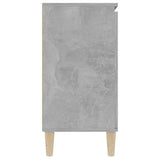 Sideboard Concrete Grey 101x35x70 cm Engineered Wood 806107