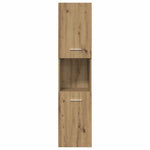 ZNTS 3 Piece Bathroom Furniture Set Artisan Oak Engineered Wood 3328592