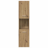 3 Piece Bathroom Furniture Set Artisan Oak Engineered Wood 3328592
