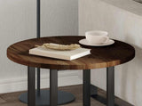 Table Top Dark Brown 50 x 2.5 cm Solid Oak Wood 42016008