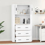 Highboard White Engineered Wood 3185383