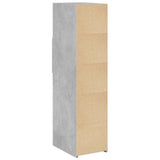 Highboard Concrete Grey 30x42.5x124 cm Engineered Wood 846155