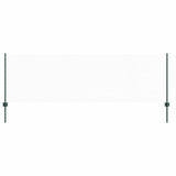 Welded Wire Fence 25 x 0.8 m PVC-Coated Steel Green 3336714