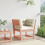 Garden Sofa Armrest with Cushions Solid Wood Douglas 844697