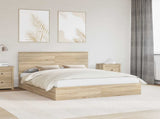 Storage Bed with Drawer Sonoma Oak 160 x 200 cm Engineered Wood 3411189