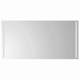 LED Bathroom Mirror Transparent 100 x 50 cm Tempered Glass 42045804
