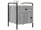 Bedside Cabinet Grey Sonoma 35 x 36.5 x 61 cm Engineered Wood 8007653