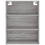 Highboard Grey Sonoma 69.5x34x180 cm Engineered Wood 3190027