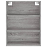 Highboard Grey Sonoma 69.5x34x180 cm Engineered Wood 3190027
