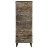 Highboard 40x33x110 cm Solid Wood Mango 4017821