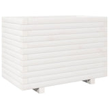 Garden Planter White 70x40x49.5 cm Solid Wood Pine 3282550