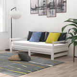 Pull-out Day Bed without Mattress White 2xcm 806956